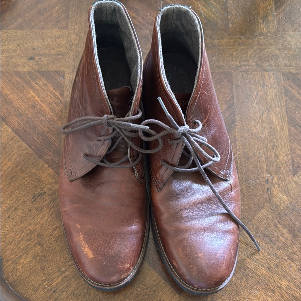 Men's Brown Leather Shoes by Rockport Sz13